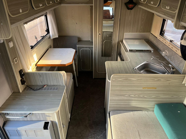 Fiat Ducato 14 2.5 Gran Volume | Goofy | Fahrradtr&auml;ger | Anh&auml;ngerkupplung | 7 Personen | Heizung | K&uuml;hlschrank | Alkovenbett | 2x Zugsitz Foto: 13