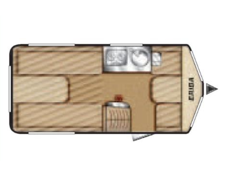 Eriba Touring Triton 410 mover / toit relevable photo : 22
