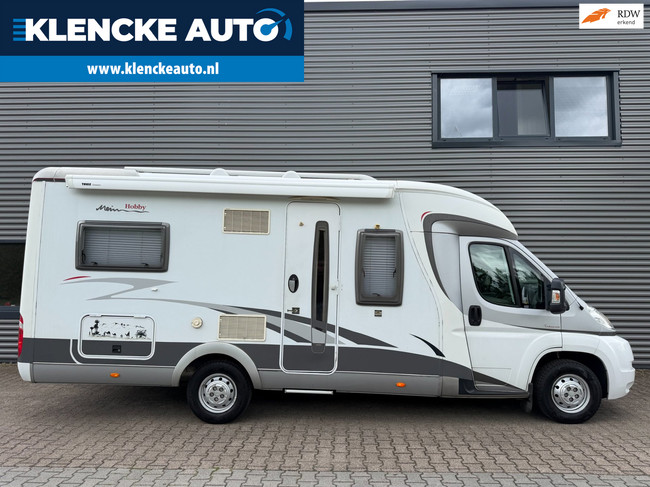 Hobby D 650 FLC 122.223km Luchtvering Airco Cruise ctrl Vast bed Oven GOED ONDERHOUDEN LPG Keurig