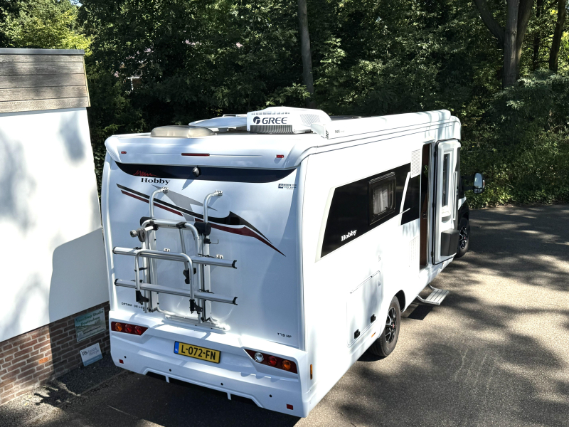 Hobby Optima De Luxe 75 HF HEFBED +SOLAR +FIETSENREK  foto: 23