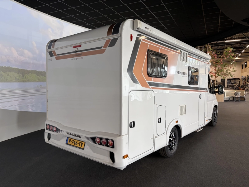 Weinsberg CaraCompact Pepper 600 MEG enkele bedden  foto: 3
