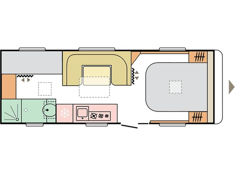 Adria Alpina 663 PT 3 stapelbed  foto: 23
