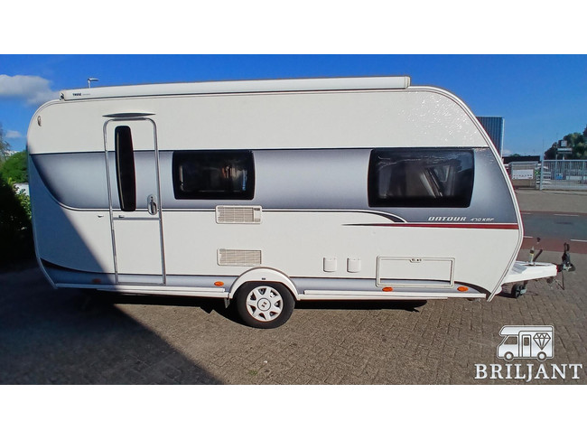 Hobby On tour 470 caravan.. stapelbedden/dwarsbed foto: 3