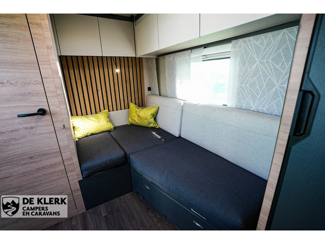 Knaus Yaseo 500 DK Inkoop Korting 5700,- stapelbed indeling foto: 23