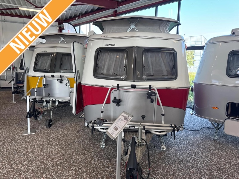 Eriba Touring 542 Tango Red Luifel fietsdr
