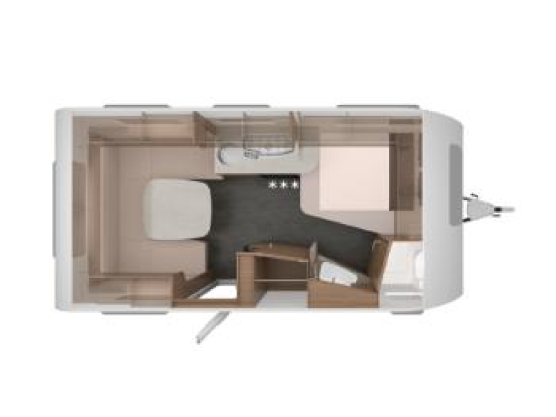 Knaus Sport 450 FU rondzit / fransbed  foto: 1