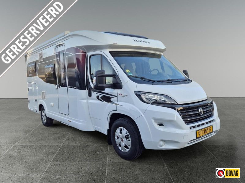 Hobby Optima De Luxe 65 GE Lengtebedden / Topstaat ! 