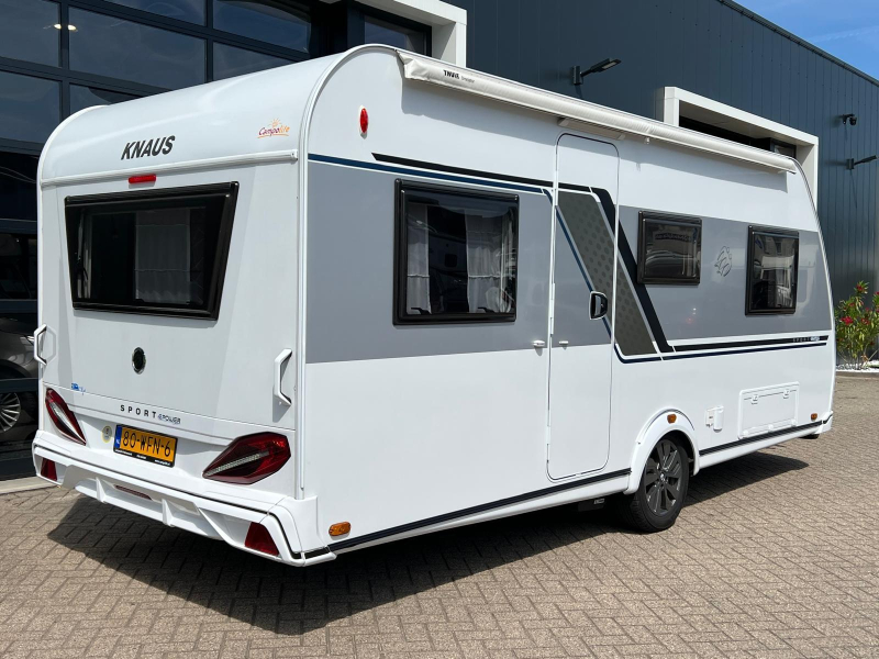 Knaus Sport E-Power Selection 500 EU mover, luifel, fietsenrek  foto: 4