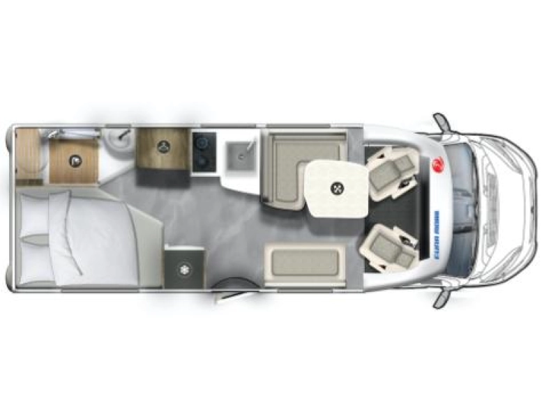 Eura Mobil Profila T 675 SB fransbed / navigatie  foto: 18