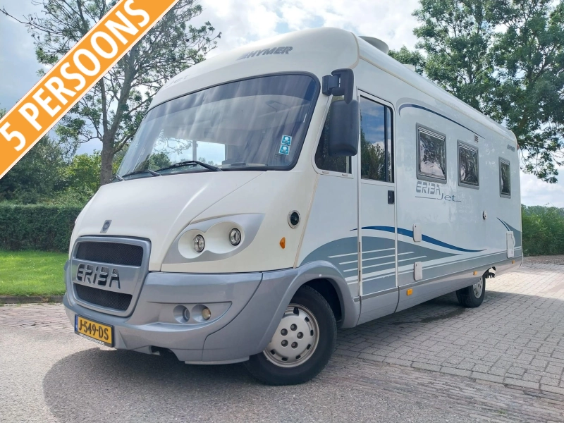 Hymer Eriba met 44497 km en dakairco  foto: 0
