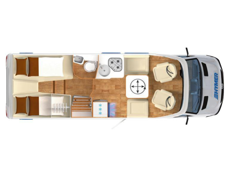 Hymer Tramp S 685 +HEFBED+LEVELSYSTEEM-FACE  foto: 15