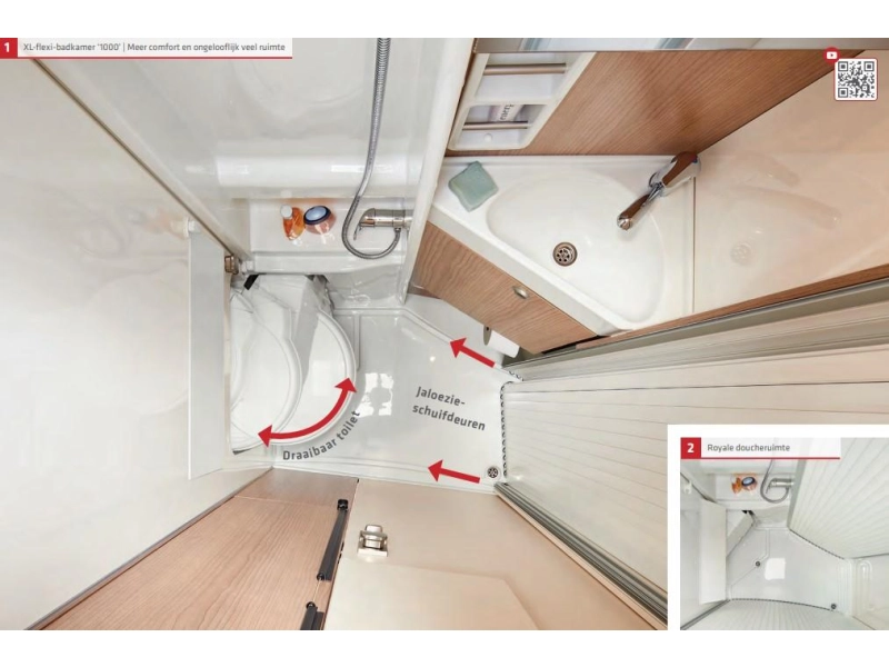 Malibu Van Two Rooms 640 LERB Single beds, automatic photo: 8