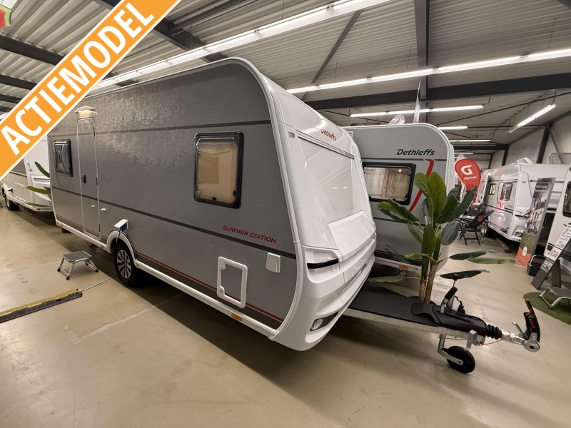 Dethleffs Summer Edition 470 FR Actiepakket nu: 4999,- 