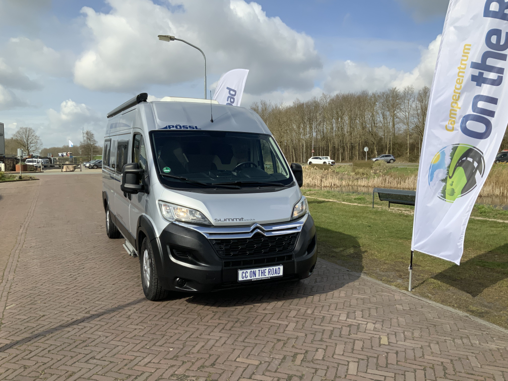 P&ouml;ssl Summit 600 Kastenwagen, 2.3 160 PS, mit Steuerkette, Querbett, Motorklimaanlage, Drehsitze, Bj. 2018 Camper centrum on the road Marum Foto: 4