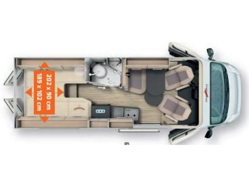Malibu Diversity Coupe 640 LE K Lengtebedden, Automaat  foto: 1