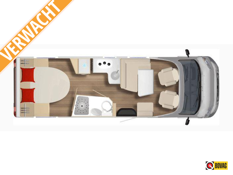 Bürstner Lyseo 734 QUEENSBED+HEFBED 4-PERS  foto: 0