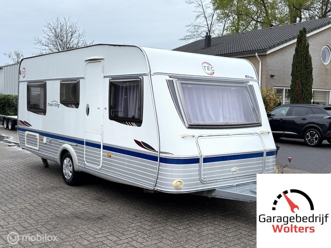 TEC 530 TDF voortent rondzit vastbed L keuken foto: 2