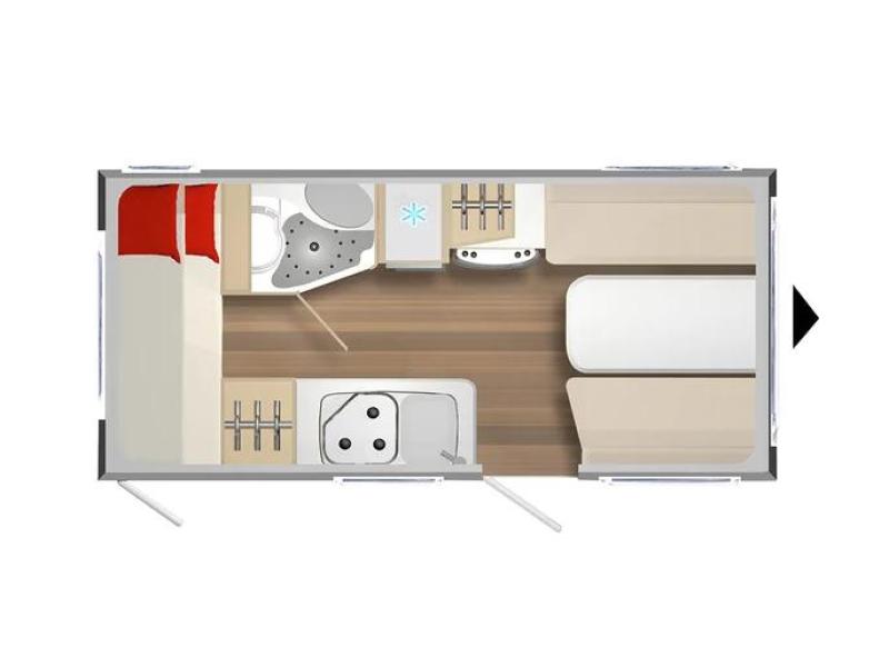 Bürstner Premio Life 415 TK - STAPELBEDDEN  foto: 10
