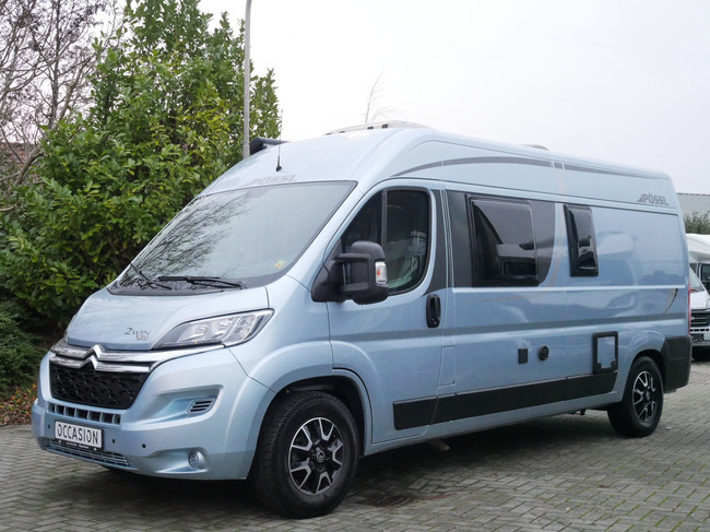 Pössl 2Win Plus, 6 Meter Buscamper, Groot Dwarsbed!!! foto: 2