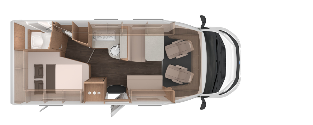 Knaus L!VE TI 650 MF Platinum Selection, Fransbed Automaat  foto: 22