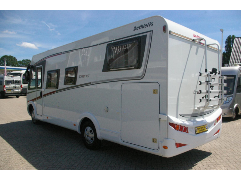Dethleffs Trend I 7057 Enkele bedden, Hefbed.  foto: 3