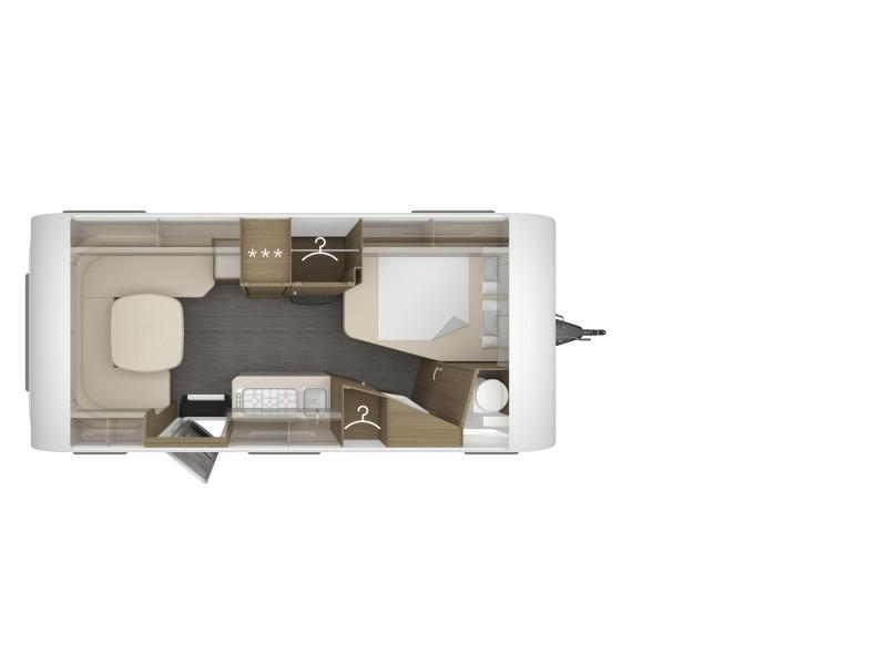 Tabbert Cazadora 490 TD rondzit / fransbed 