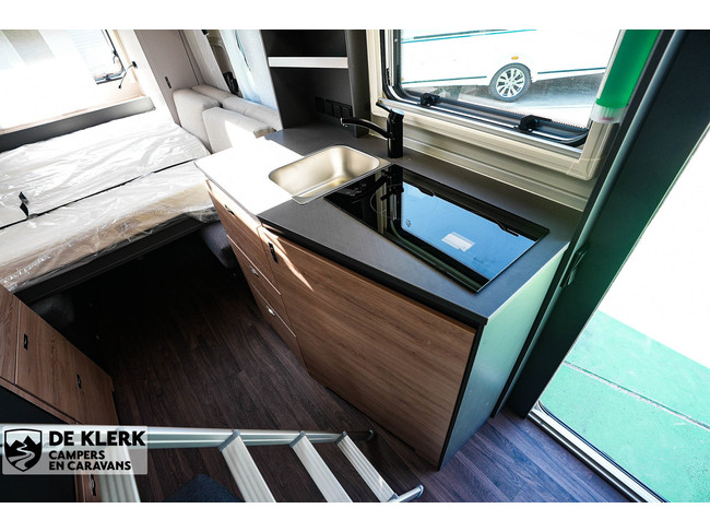 Knaus Yaseo 500 DK Inkoop Korting 5700,- stapelbed indeling foto: 14