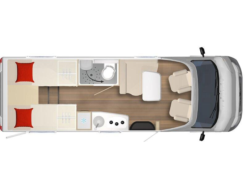 Bürstner Limited T 690 G - luxe - zwarte voorkant  foto: 21