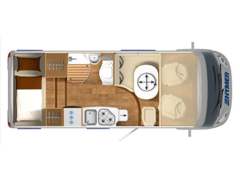 Hymer Exsis-I 524 COMPACT 650+CAMA ABATIBLE+AIRE ACONDICIONADO foto: 16
