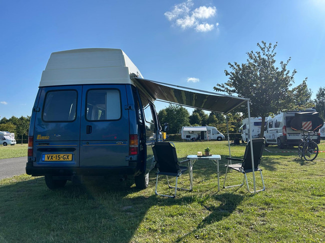 Ford TRANSIT 80D ORINELE FABRIEKS BUSCAMPER 4 SLAAP PLAATSEN | Trekhaak | Luifel | Omvormer foto: 14