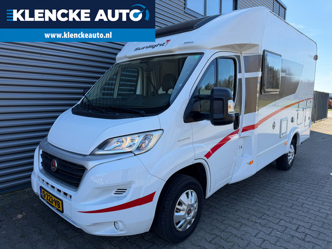 Sunlight T60 TOPSTAAT Airco Dwarsbed 81.086km Elektrische fietsendrager Capron Cruise ctrl Navi foto: 3