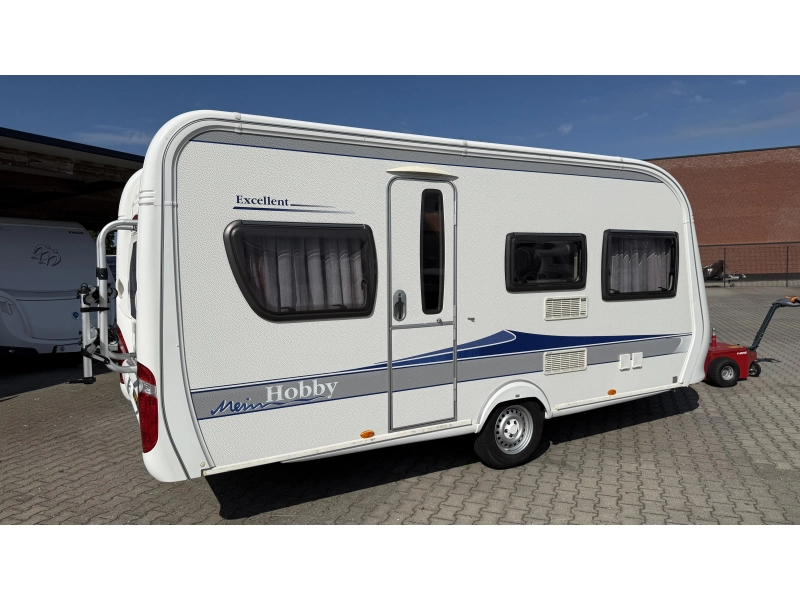 Hobby Excellent 455 UF Querbett Rundsitzgruppe Toilette Foto: 11