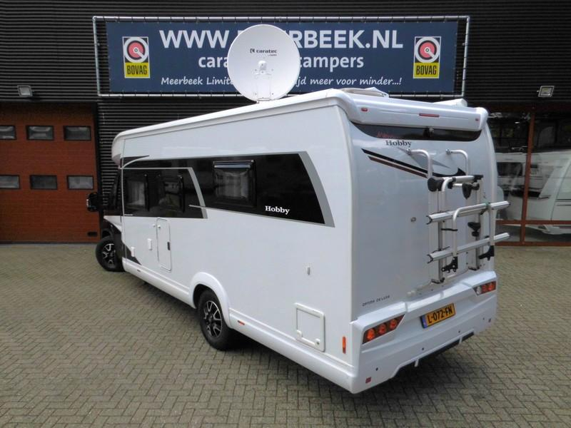 Hobby Optima De Luxe 75 HF HEFBED +SOLAR +FIETSENREK  foto: 1
