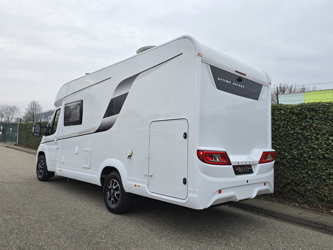 Hobby OPTIMA ONTOUR V65 GE SLECHTS 16.839 KM !! LUCHTVERING LENGTEBEDDEN TV + SATELLIET ZONNEPANEEL DRAAISTOELEN foto: 2