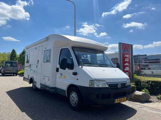 Chausson Fiat Ducato Bus | Fransbed | Cassetteluifel | Fietsenrek | Lattenbodem | Kachel