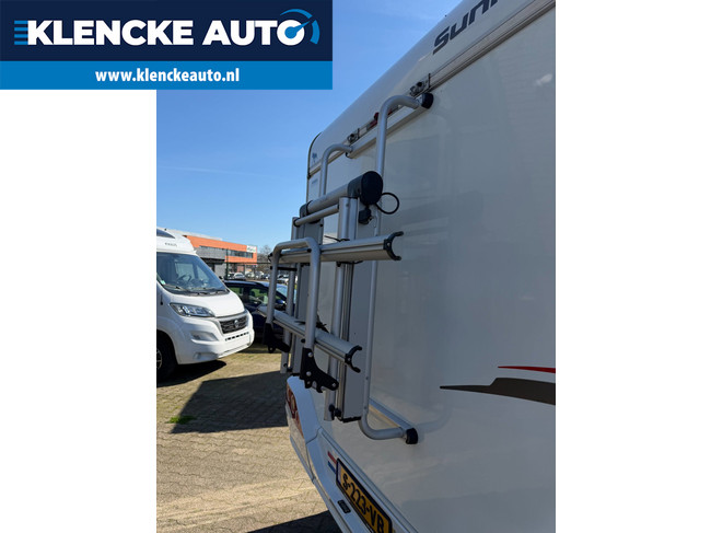 Sunlight T60 TOPSTAAT Airco Dwarsbed 81.086km Elektrische fietsendrager Capron Cruise ctrl Navi foto: 17