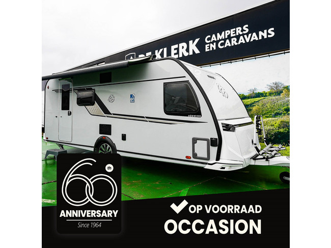 Knaus SUDWIND 550 FSK 60 Years Campovollo grey 3e stapelbed uitvoering foto: 0