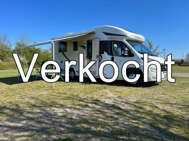 Chausson 718 EB 2.3 131 PK Fiat Ducato Half-Integraal Camper QUEENS BED IN Hoogte verstelbaar foto: 0