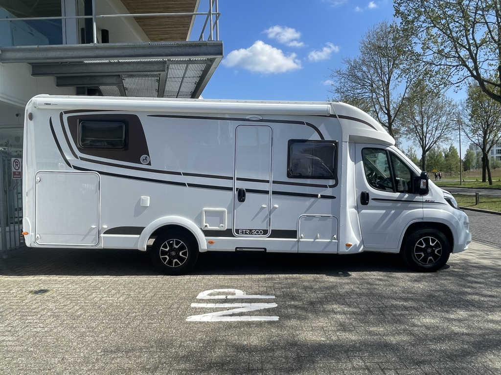 Hymer Etrusco T7300 SB ENKELE BEDDEN + HEFBED FIETSENDRAGER LIFT foto: 5