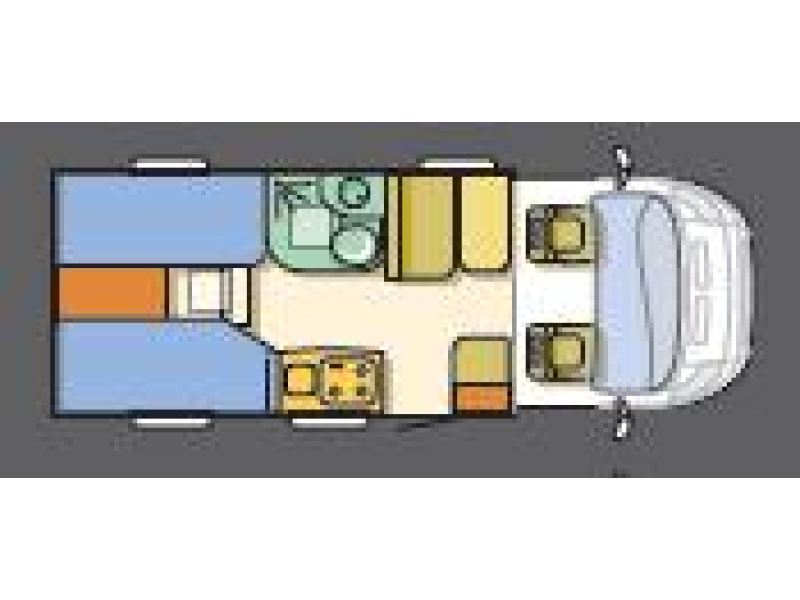 Adria Sport 572 SL ENKELE BEDDEN LPG  foto: 14