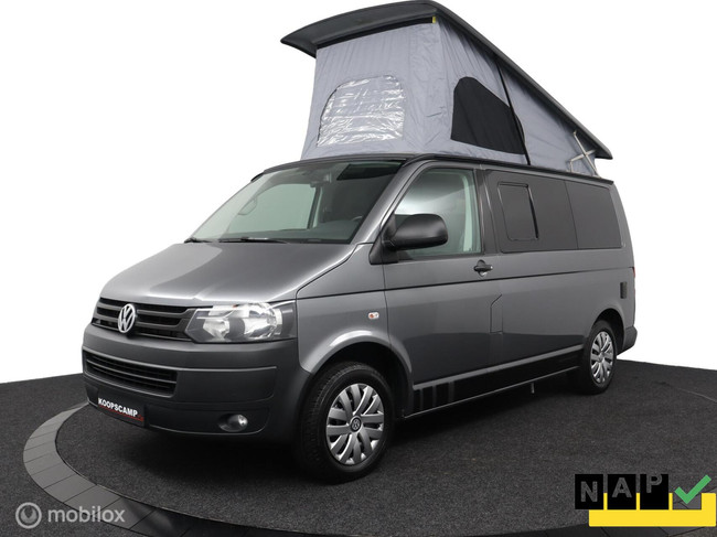 Volkswagen Transporter Buscamper 2.0TDI 140Pk Euro-5 Aut/DSG-7 Euro-5 Inbouw nieuw California-look | Railsysteem achterbank | 4-zitpl./4-sl