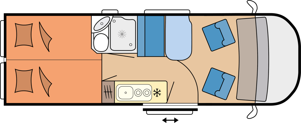 Hobby Vantana K 35 ET Ontour Edition Lengtebedden 140 pk foto: 23