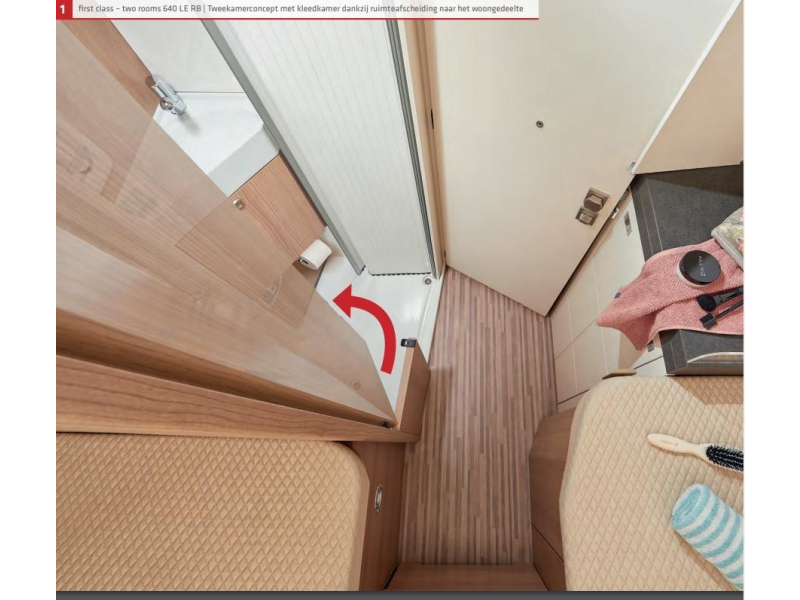 Malibu First Class Two Room 640 LERB Lengtebedden, Automaat  foto: 7