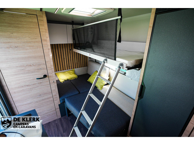Knaus Yaseo 500 DK Inkoop Korting 5700,- stapelbed indeling foto: 9