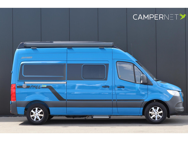 Hymer Free S 600 Blue Evolution 170pk Automaat | Hefdak | 5.93m | Adaptive Cruise | Bearlock | Zonnepanelen | Luifel | Lichtmetalen ve