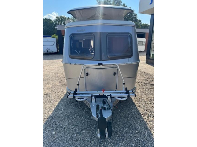 Eriba Touring 420 GT pop-top awning bike rack photo: 2