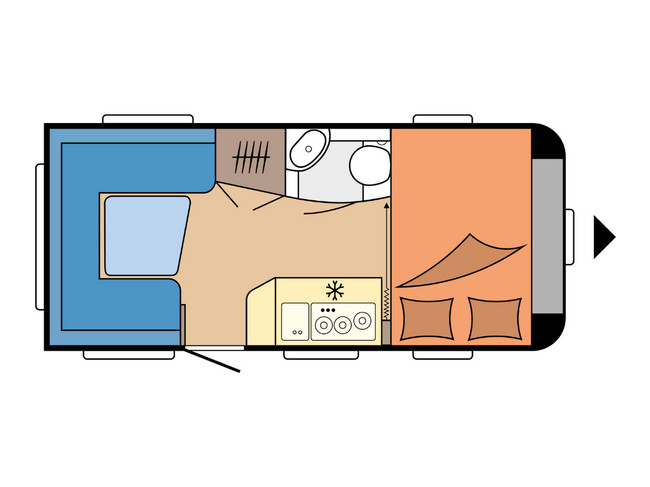 Hobby De Luxe 455 UF foto: 1