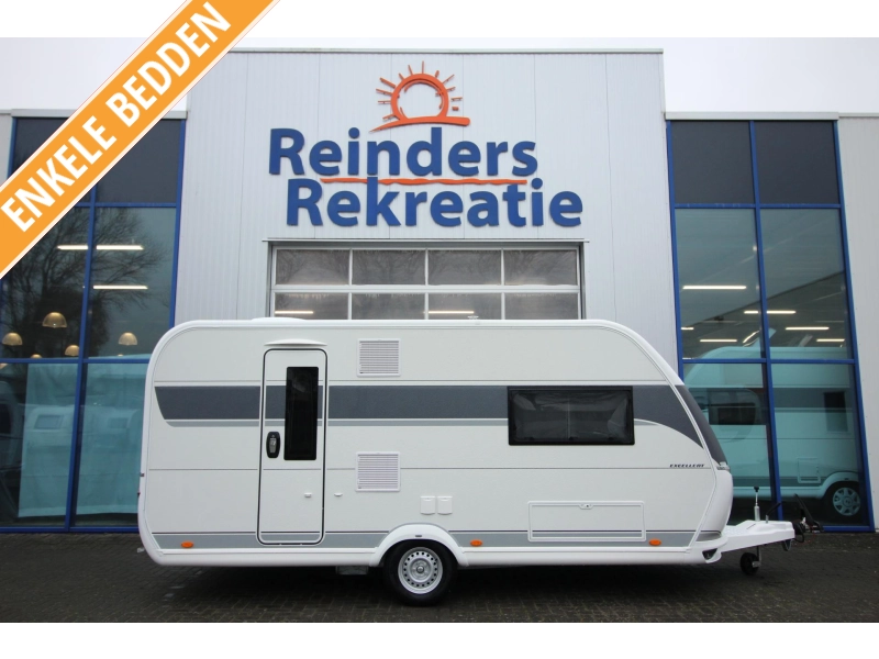 Hobby Excellent 460 SL Enkele bedden!