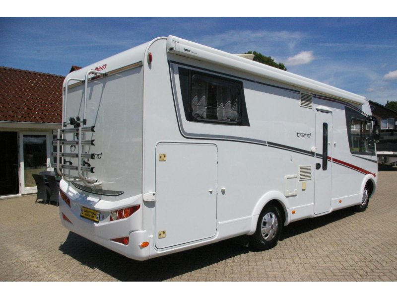 Dethleffs Trend I 7057 Enkele bedden, Hefbed.  foto: 1