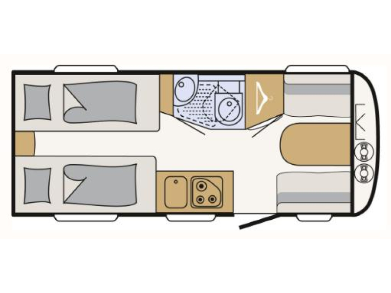 Dethleffs C'Joy 460 LE voortent | ex-verhuur  foto: 20